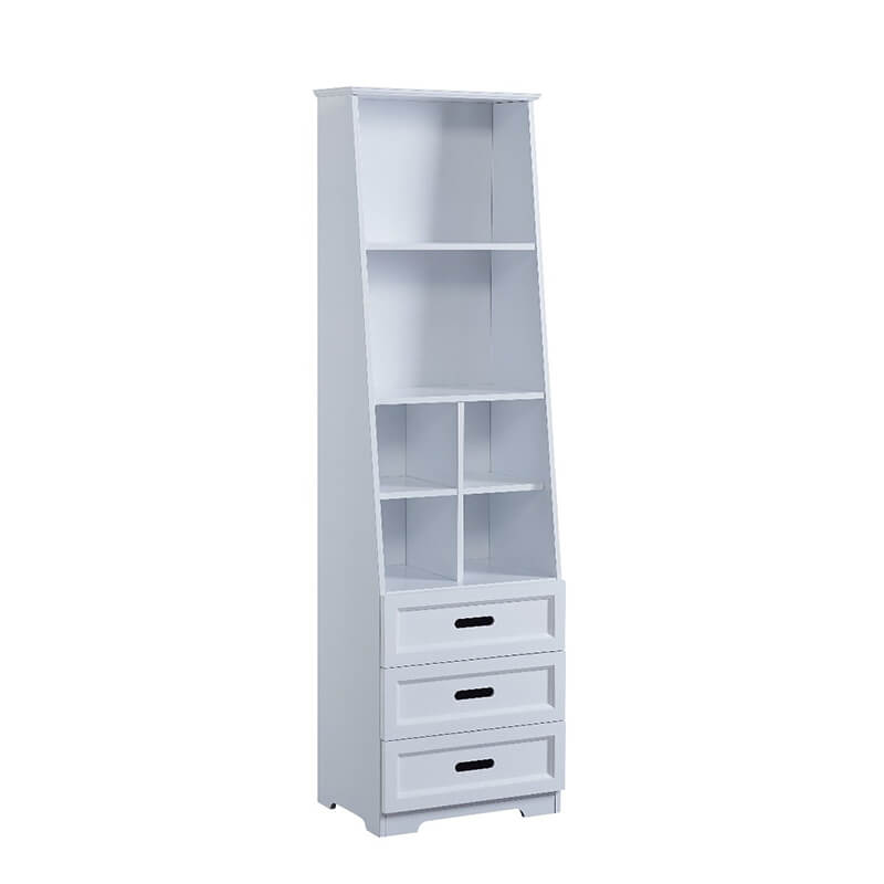 15.7" Classic White Funnel Kids Bookcase