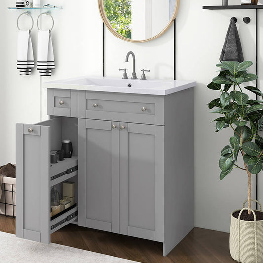 Freestanding Bathroom Vanity Storage Cabinet