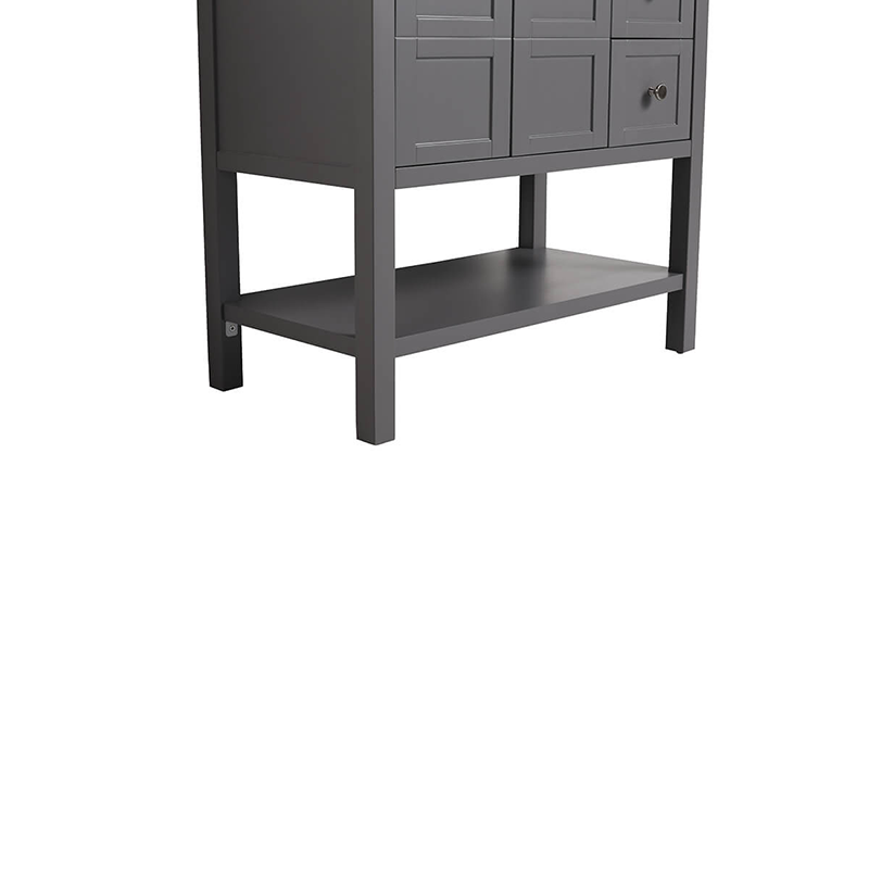 Modern Rock Grey Plywood Bathroom Vanity