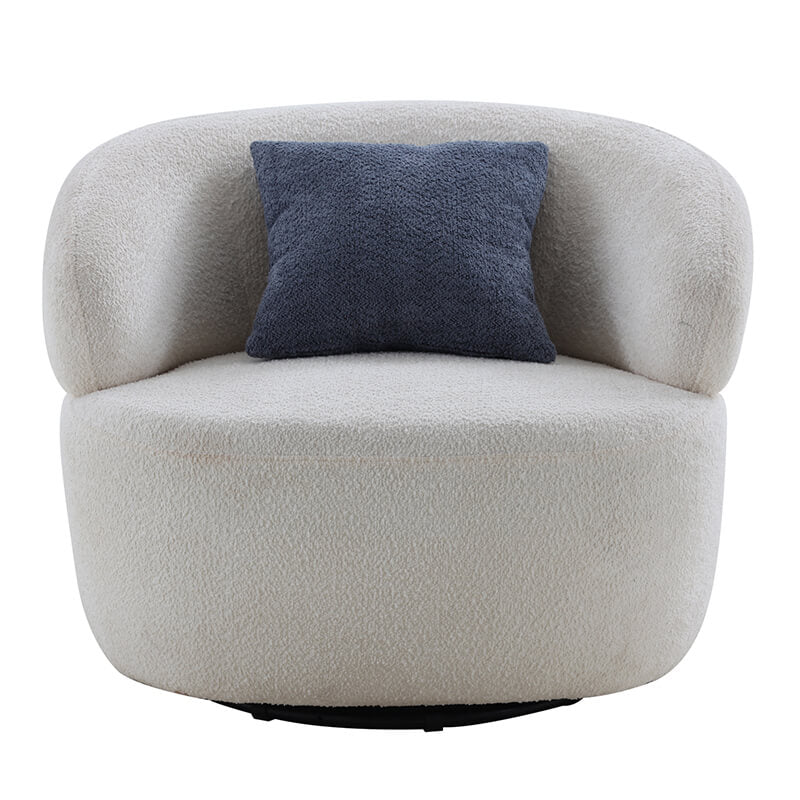 white accent chair