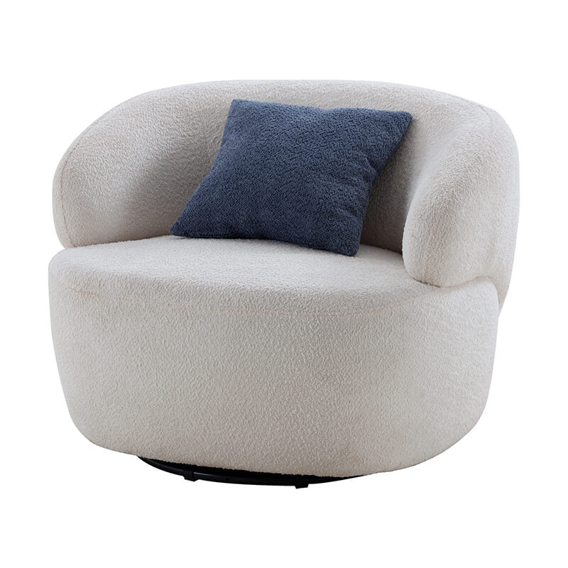 white accent chair