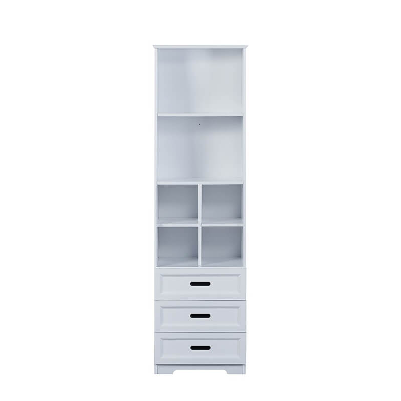 15.7" Classic White Funnel Kids Bookcase