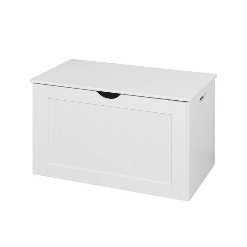 White Lift Top Entryway Storage Cabinet