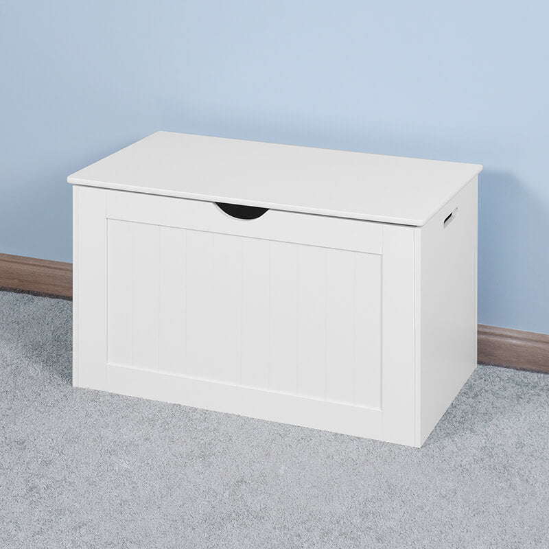 White Lift Top Entryway Storage Cabinet