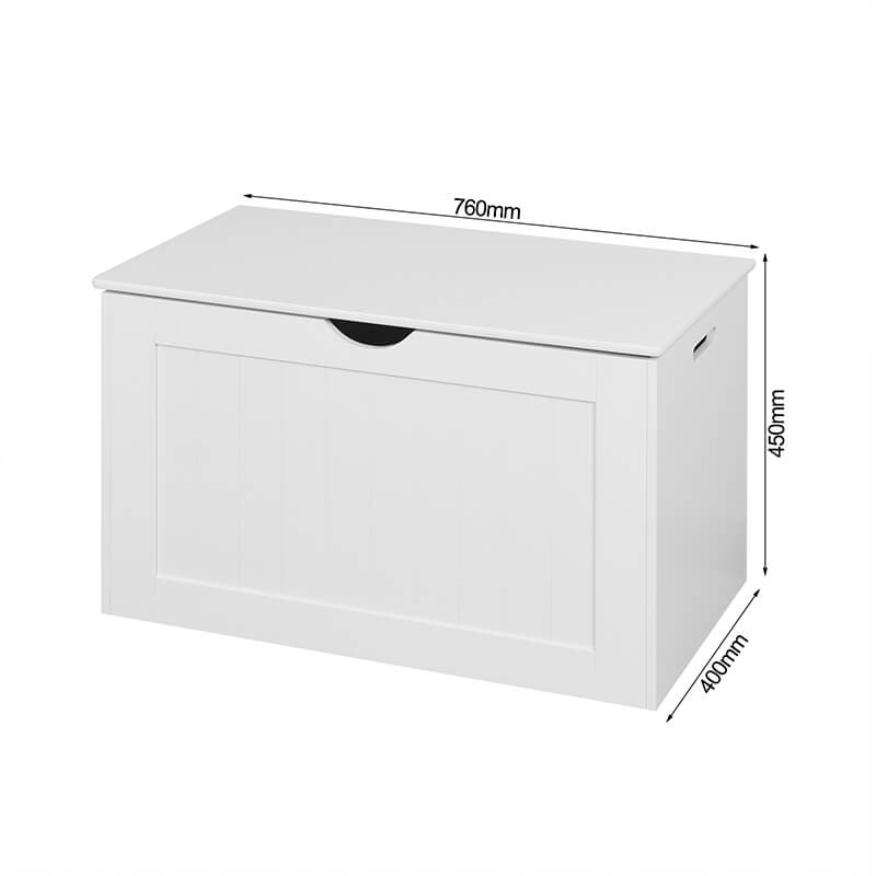 White Lift Top Entryway Storage Cabinet