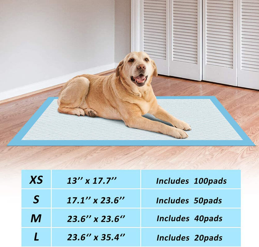 23.6" Blue Waterproof Dog Training Pad