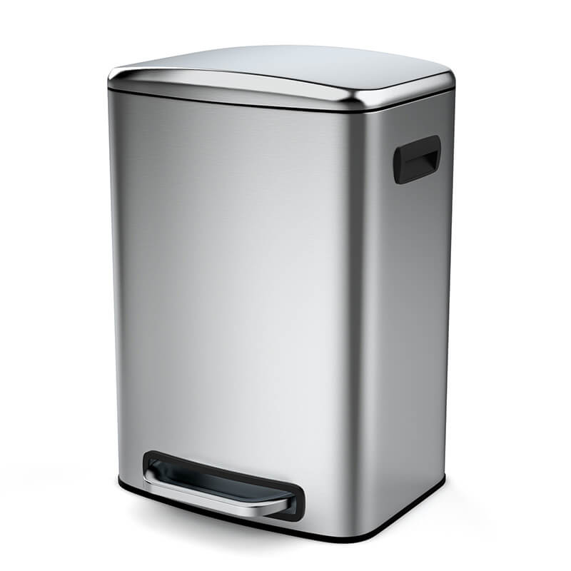 Rectangular Kitchen Soft Close Trash Can