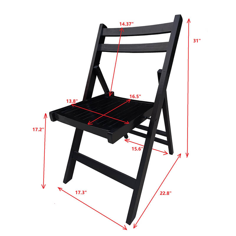 Slatted Wood Folding Special Event Chair