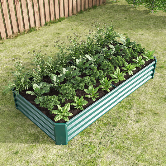 Outdoor Raised Rectangle Planter Garden Bed