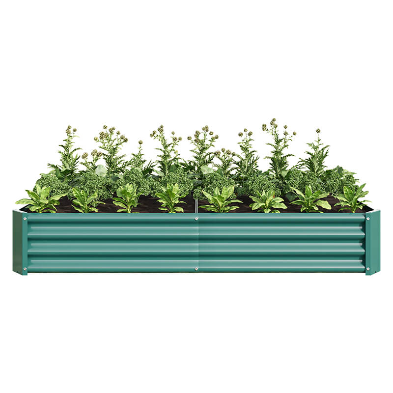 Outdoor Raised Rectangle Planter Garden Bed