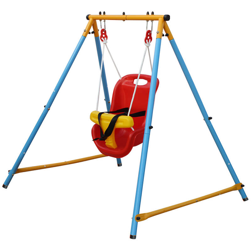 Multicolor Toddler Backyard Metal Swing Set