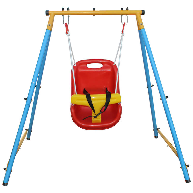 Multicolor Toddler Backyard Metal Swing Set