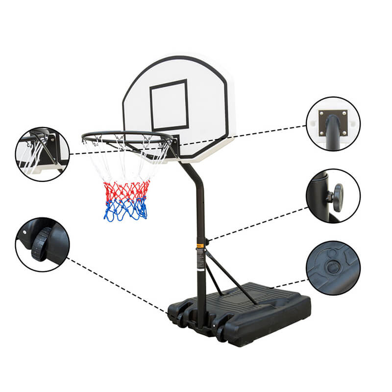 36" Portable Swimming Poolside Basketball Hoop