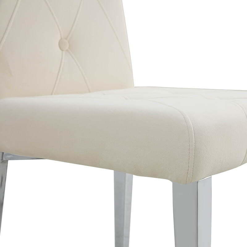 19.3" Upholstered High Backrest Dining Chair