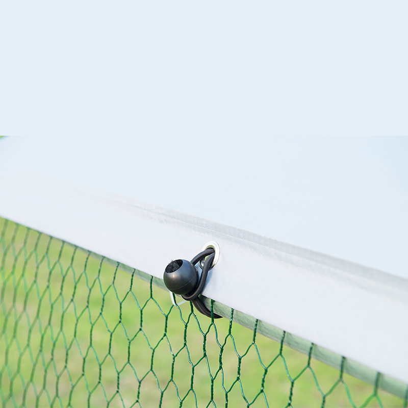 Silver Metal Plastic Net Chicken Coop