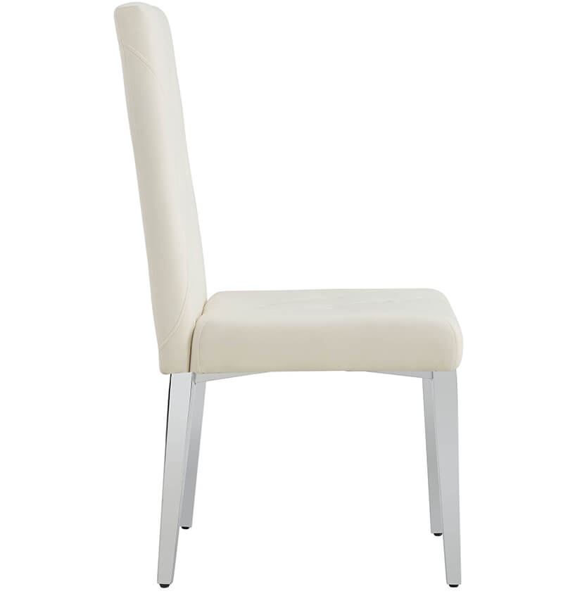 19.3" Upholstered High Backrest Dining Chair