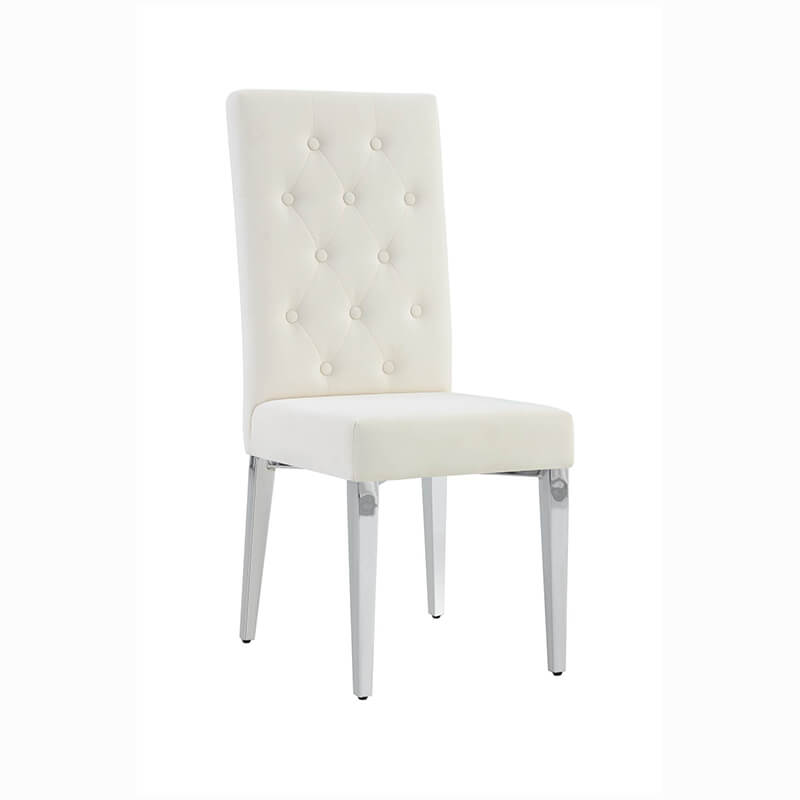 Modern Upholstered High Backrest Dining Chair