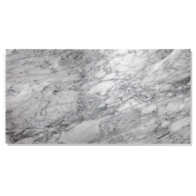 Gray Carrara Polished Natural Marble Tile