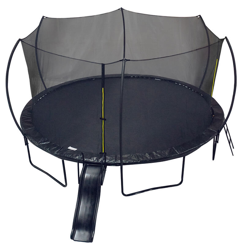 Black Outdoor Enclosure Net Pumpkin Trampoline