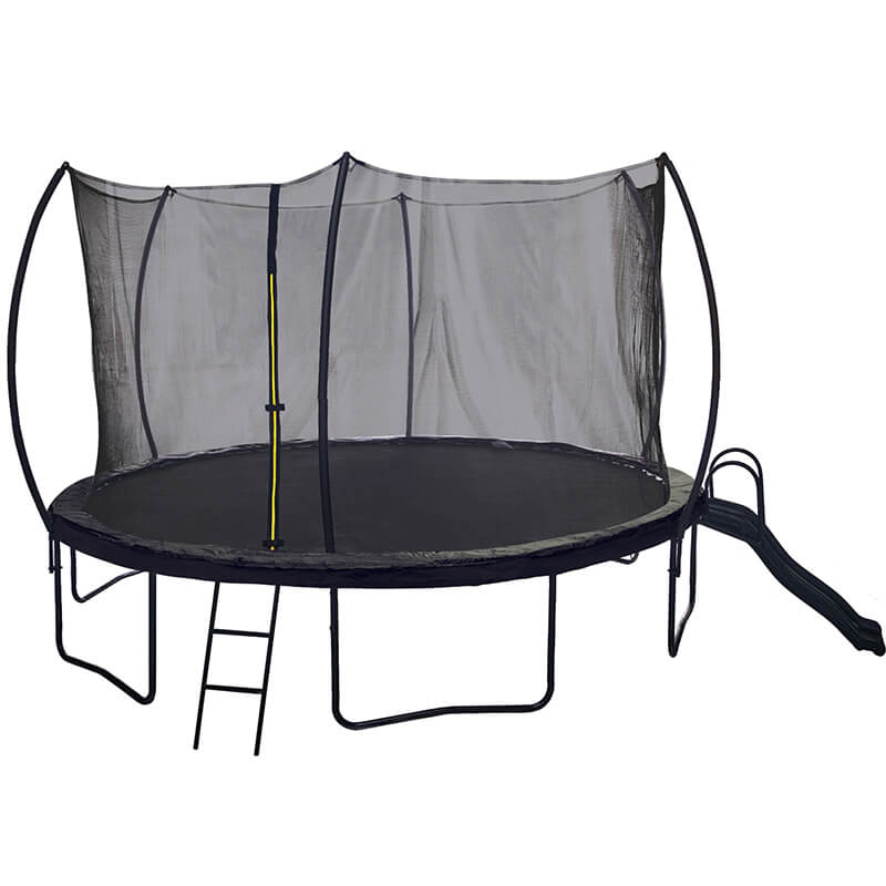 Black Outdoor Enclosure Net Pumpkin Trampoline