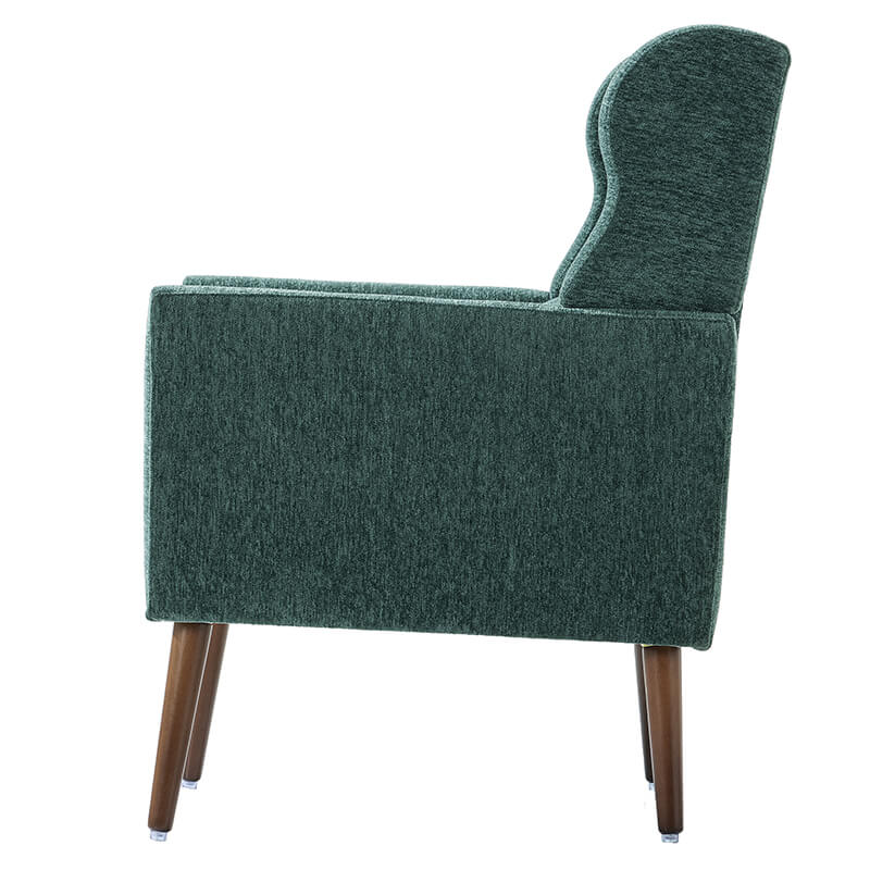 Modern Green Comfy Upholstered Accent Chair