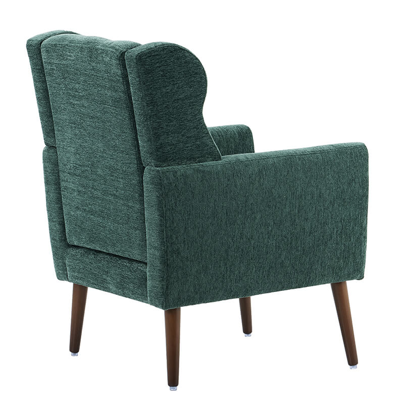 Modern Green Comfy Upholstered Accent Chair