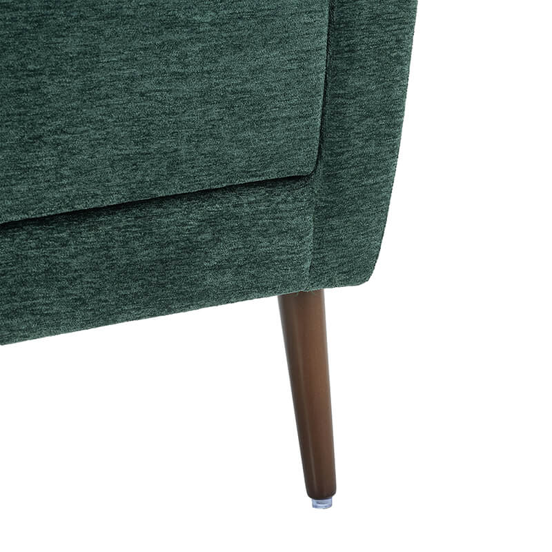 Modern Green Comfy Upholstered Accent Chair