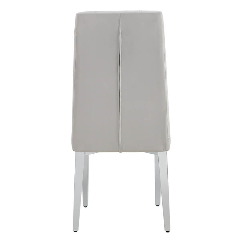 19.3" Velvet High Backrest Dining Chair