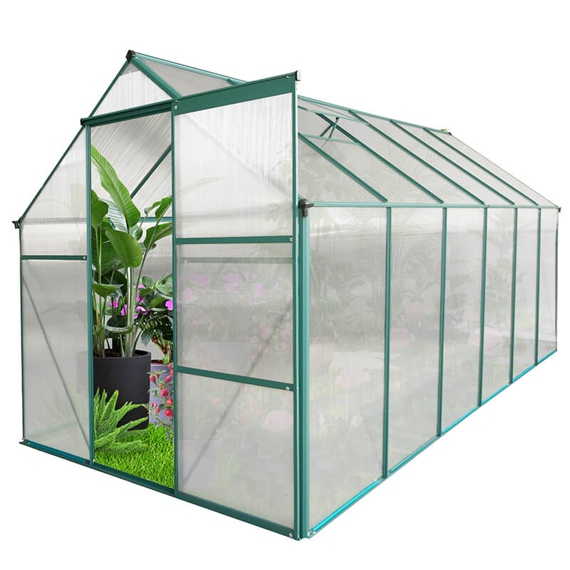 146.1" Aluminum Heavy Duty Walk-in Greenhouse