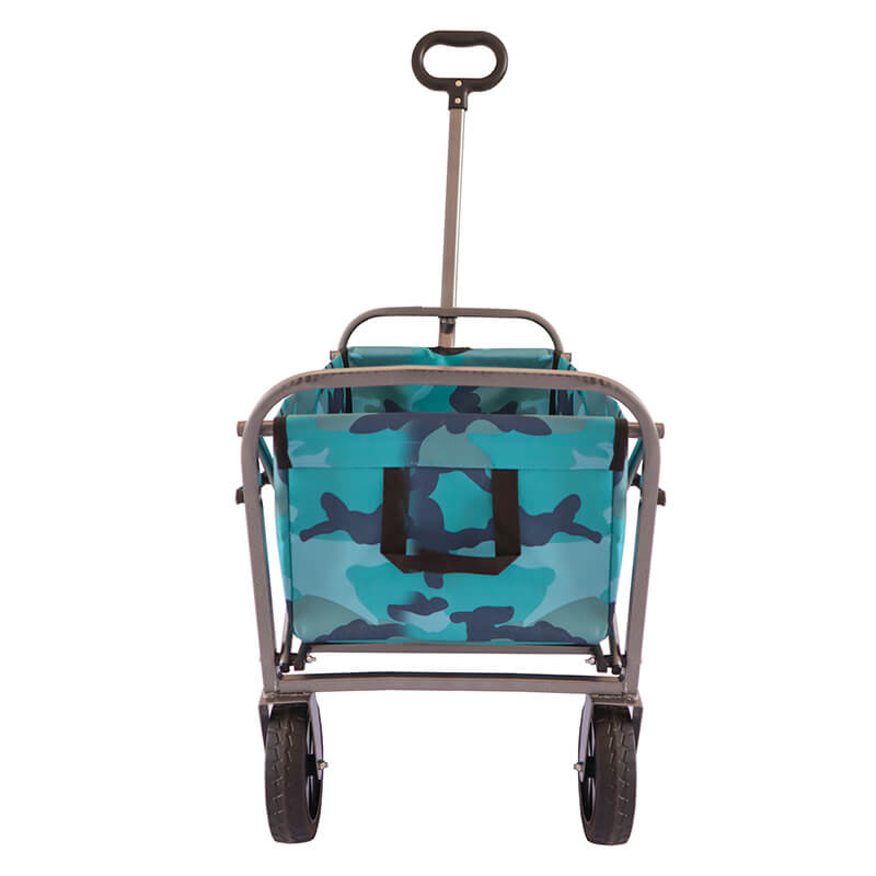 Navy Blue Outdoor Wagon Garden Cart