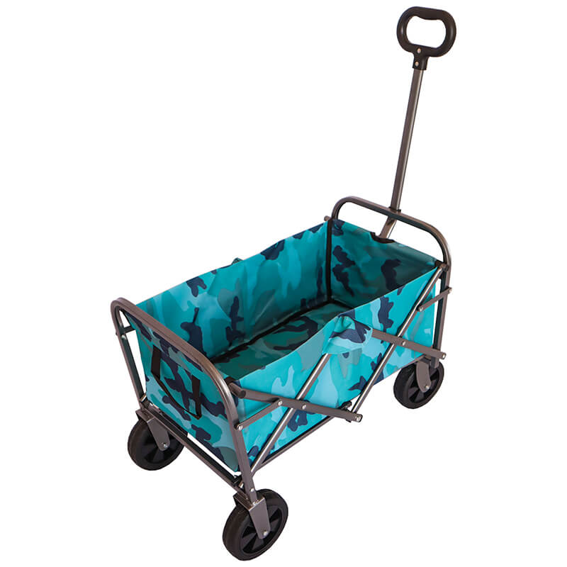 Navy Blue Outdoor Wagon Garden Cart