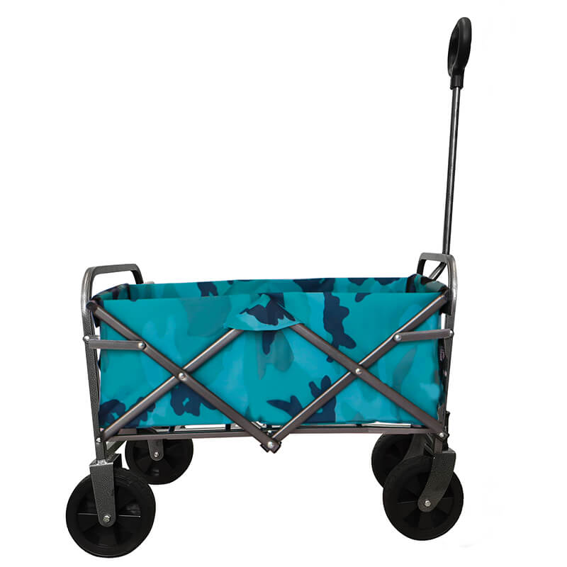 Navy Blue Outdoor Wagon Garden Cart