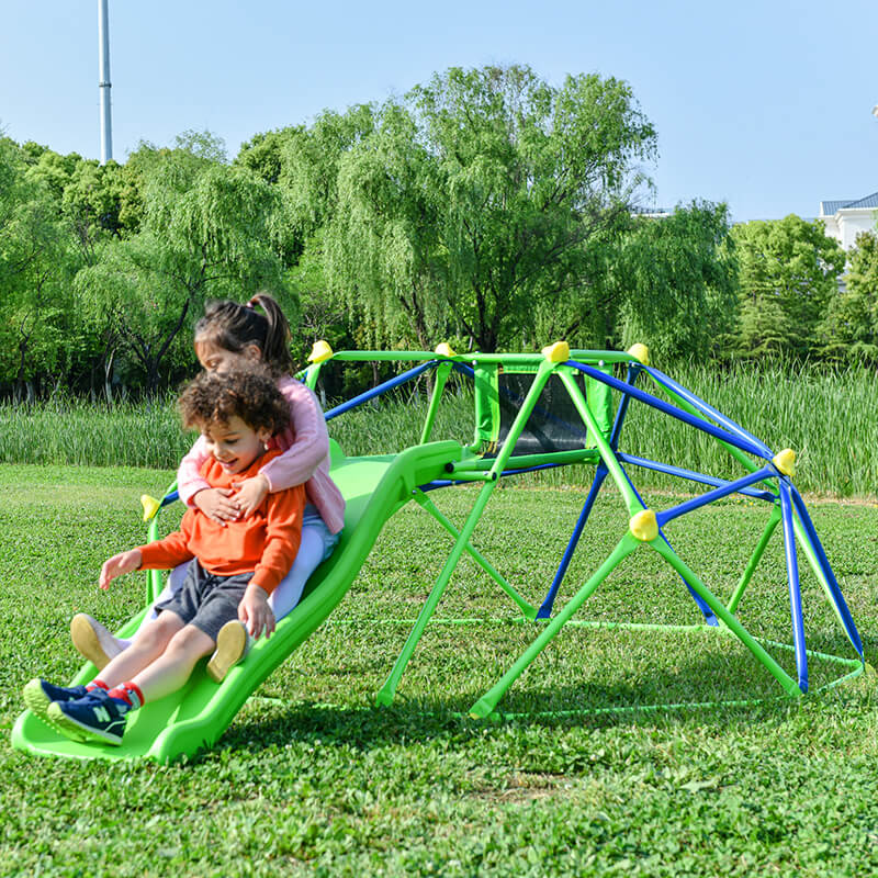 Green Kids Geometric Jungle Climbing Dome