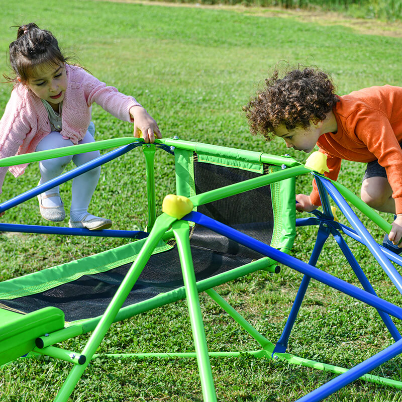 Green Kids Geometric Jungle Climbing Dome