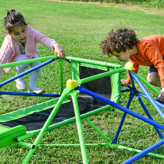 Green Kids Geometric Jungle Climbing Dome