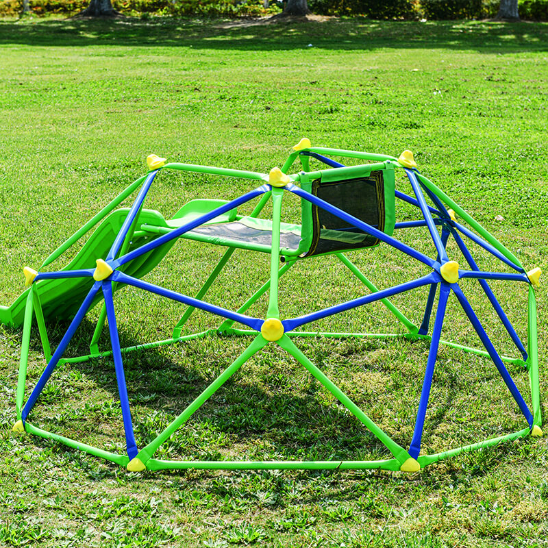 Green Kids Geometric Jungle Climbing Dome