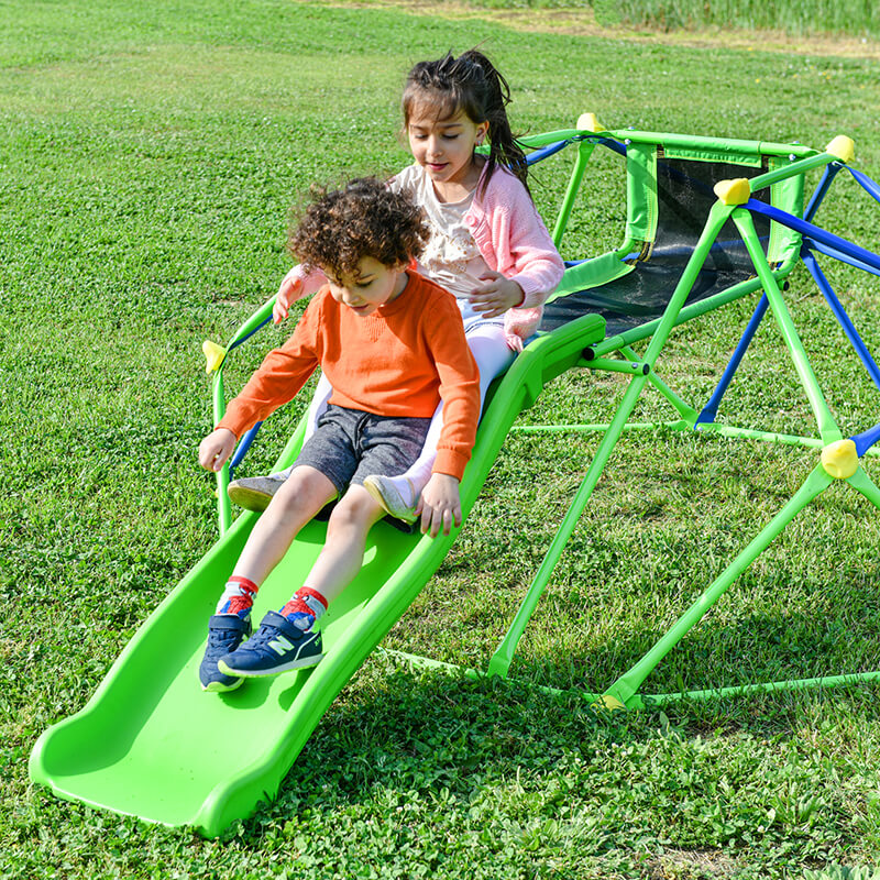 Green Kids Geometric Jungle Climbing Dome