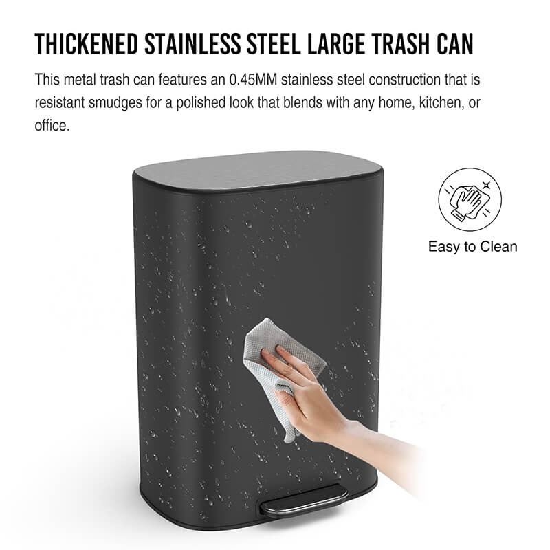 Stainless Steel Soft Close Trash Can