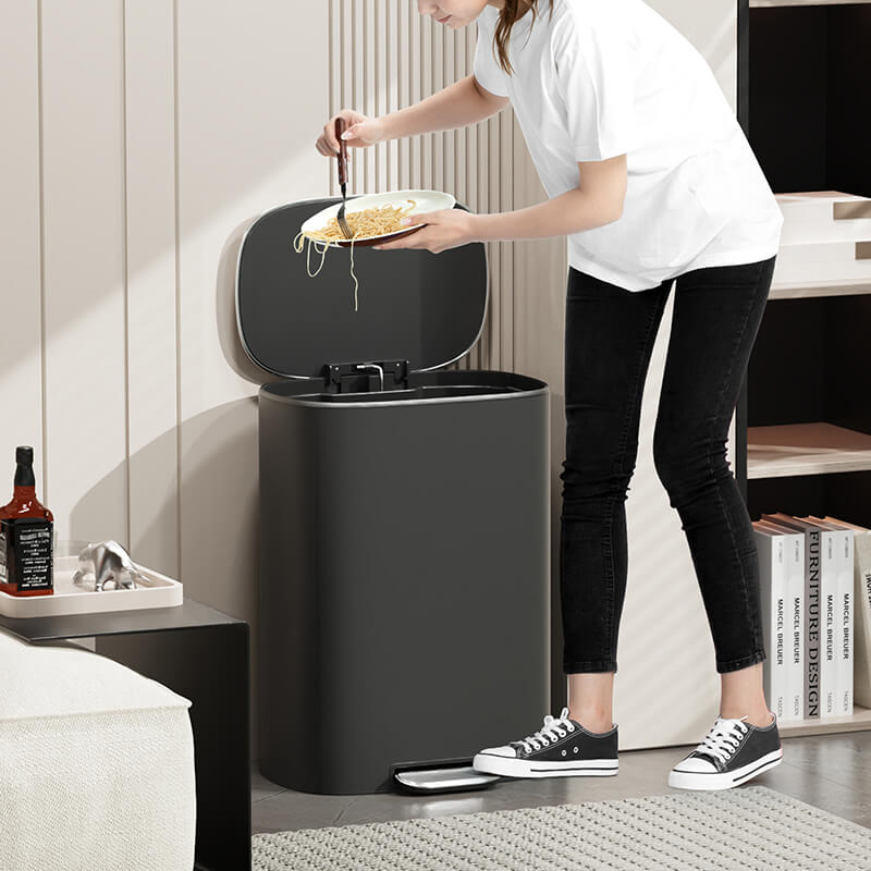 Stainless Steel Soft Close Trash Can