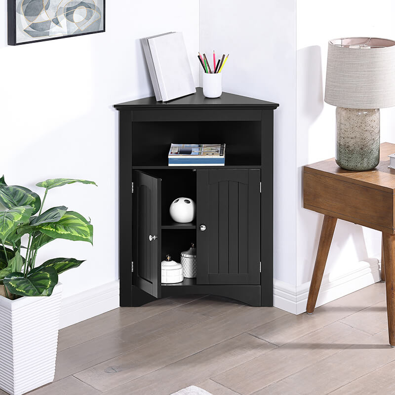 Coffee Freestanding Bathroom Storage Cabinet