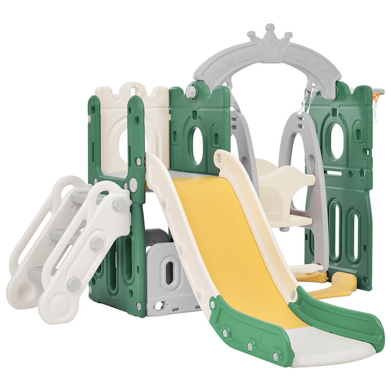 Playground Toddler Climber Slide & Swing Set