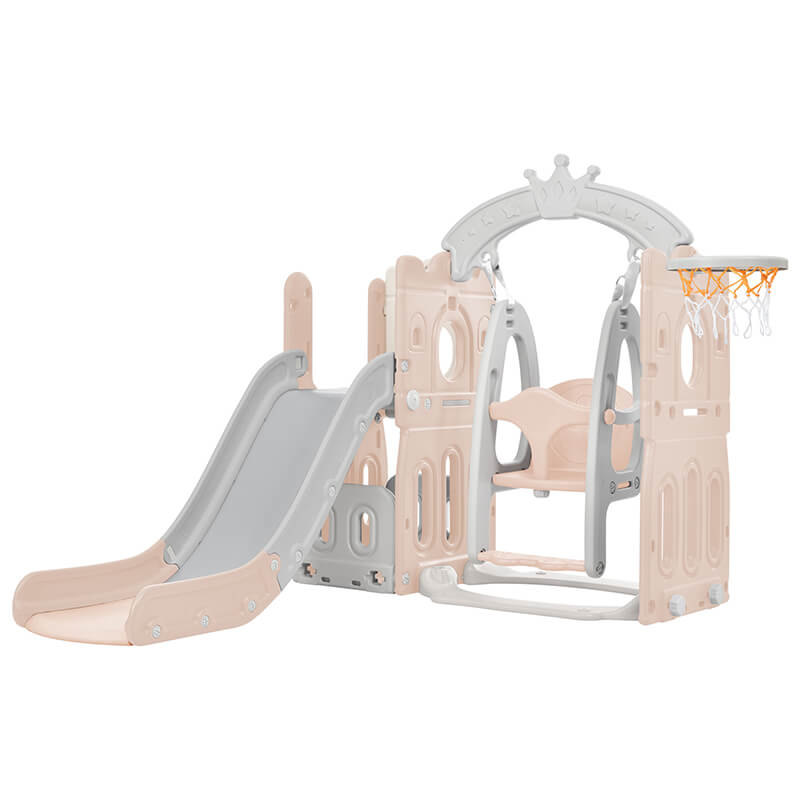 Kids Playground Climber Slide Swing Playset