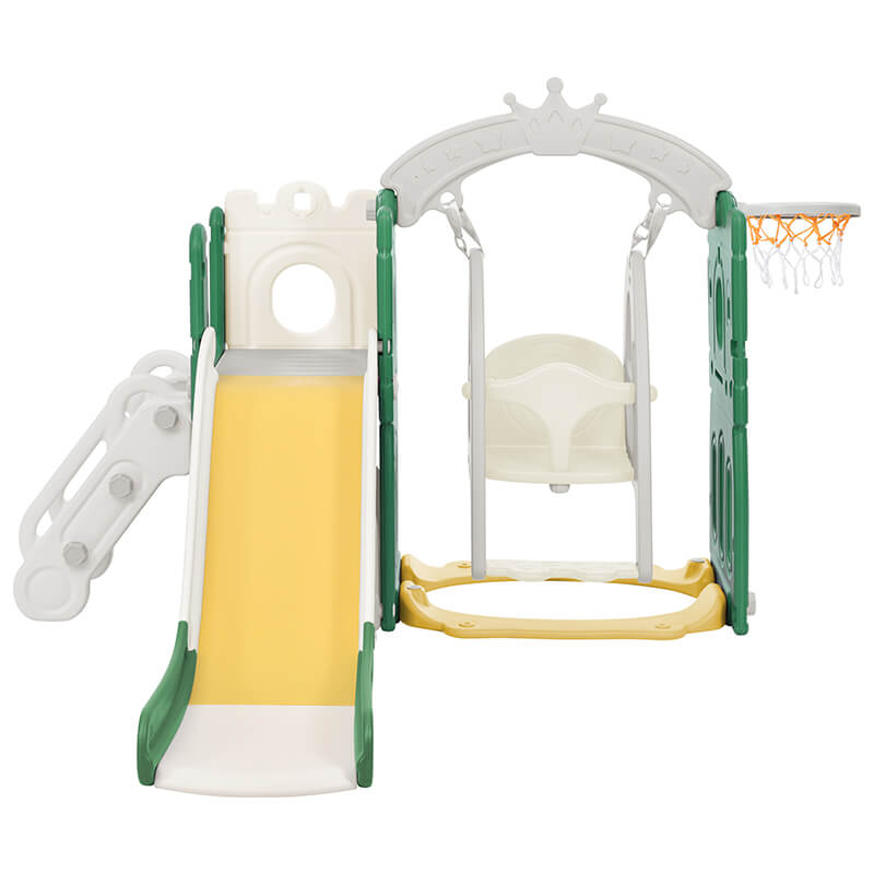 Playground Toddler Climber Slide & Swing Set