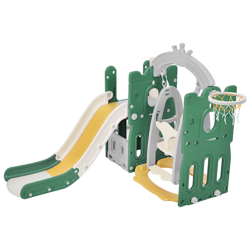 Playground Toddler Climber Slide & Swing Set