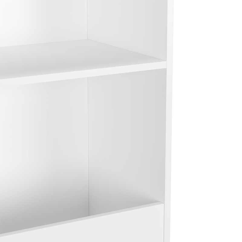 White 4-Tier Book Display Kids Bookcase