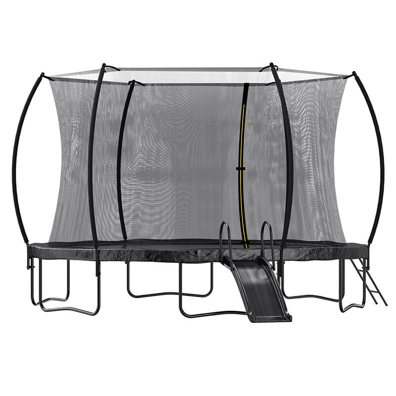 Black Outdoor Enclosure Net Pumpkin Trampoline