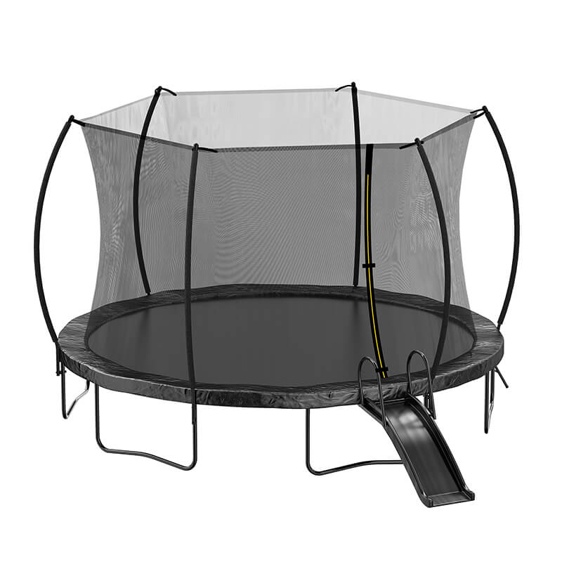 Black Outdoor Enclosure Net Pumpkin Trampoline