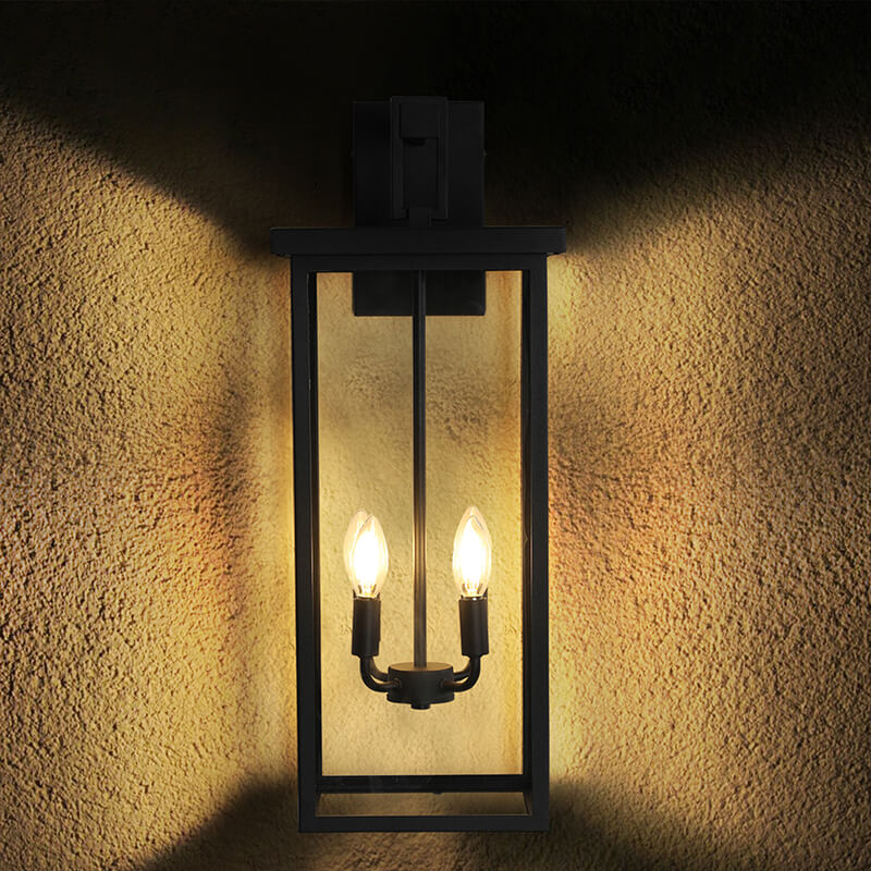 Candle Style 4-Light Outdoor Wall Light