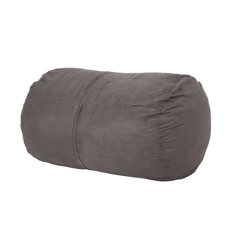 46" Birtz Modern Charcoal Microfiber Bean Bag