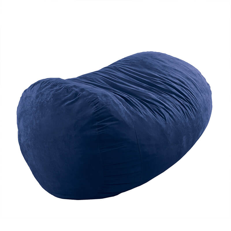 84" Dark Navy Blue Modern Microfiber Bean Bag